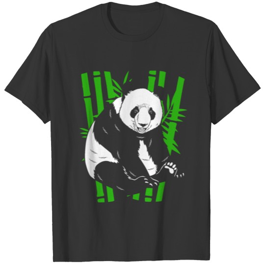 Panda Bear China Cute Kawaii Bamboo T Shirts