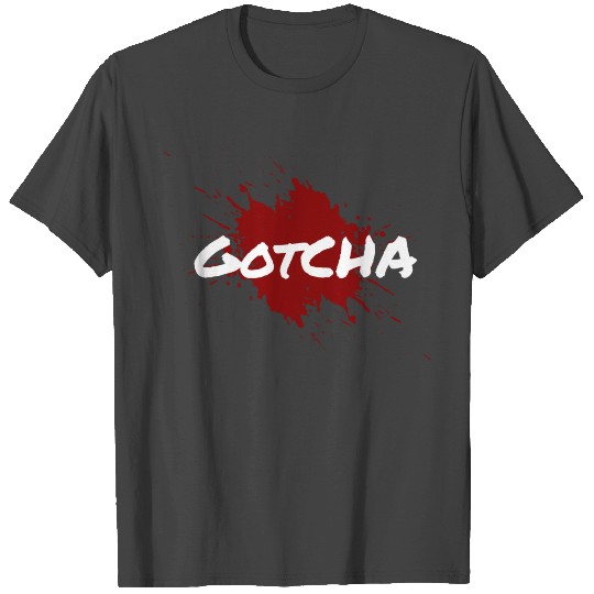 Red Gotcha color shot hits gift T Shirts