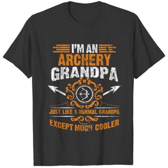 archery grandpa father T-shirt