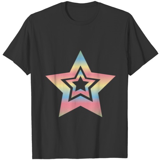 Colorful stars T Shirts