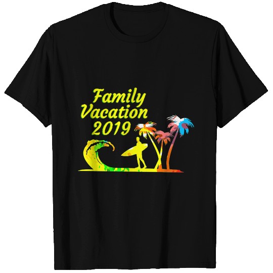 Family Vacation 2019 Surfer T Shirts