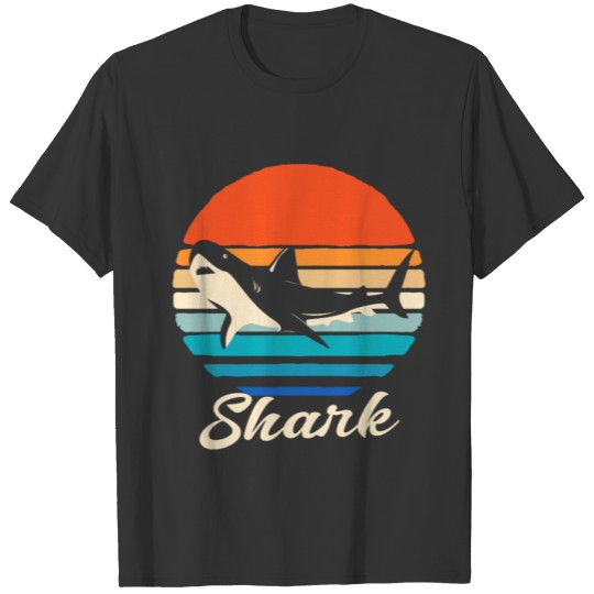 Shark Fin Fish Sharks Family Ocean Sea Funny T Shirts
