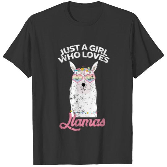 Llama girl T Shirts