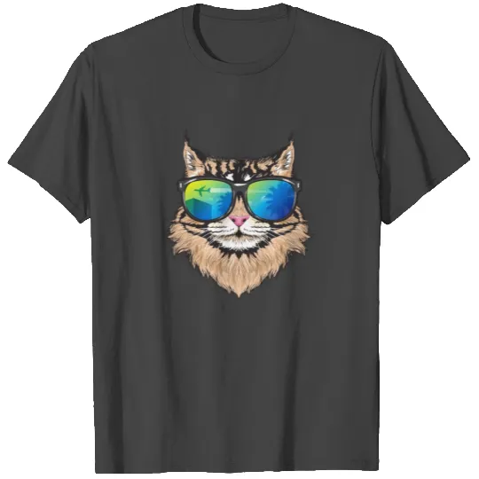 Sunglasses Maine Coon Gift Cat Lovers Holiday T Shirts