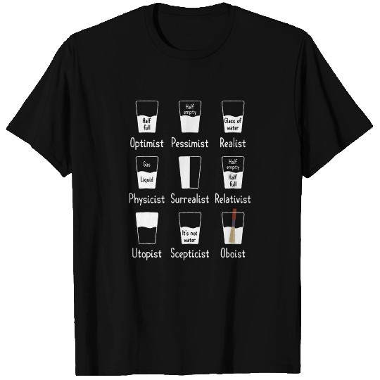 Oboe Water Orchestra Musician Oboist optimist T Shirts