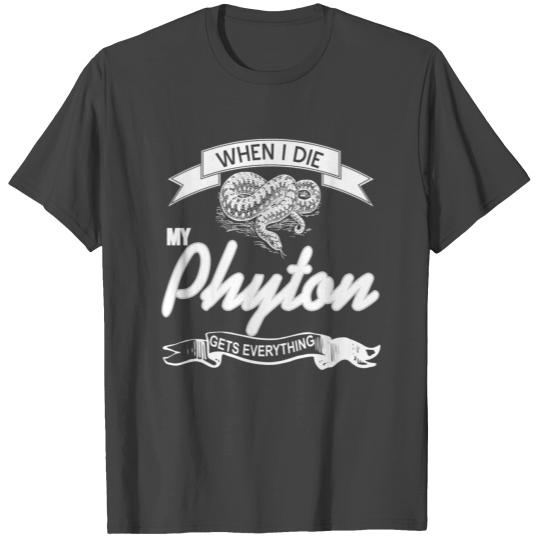 Python Snake Reptile Boa Constrictor T Shirts