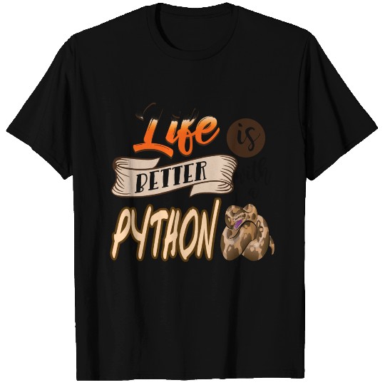 Python Snake Reptile Boa Constrictor T Shirts
