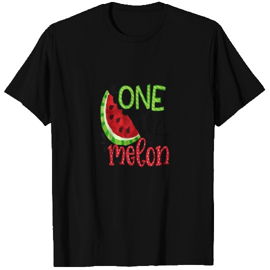 ONE IN A MELON CUTE FUN SUMMER WATERMELON T Shirts