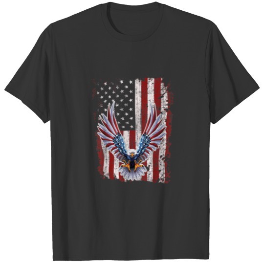 Patriotic Eagle T Shirts 4th of July USA American