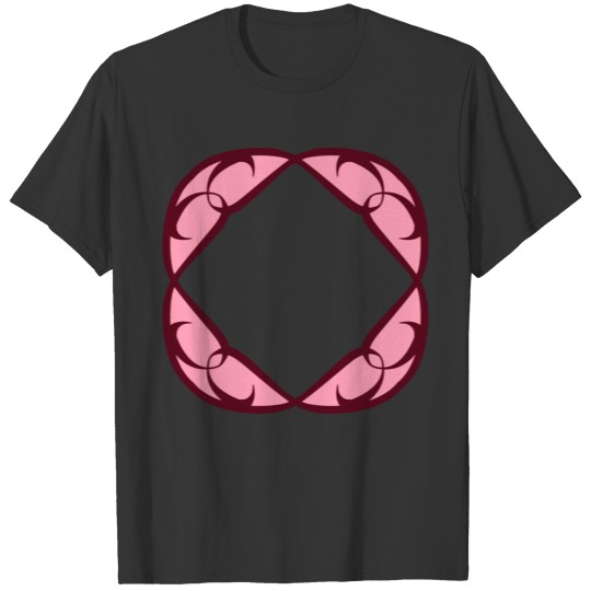 pink picture window imaginative round beautiful de T-shirt