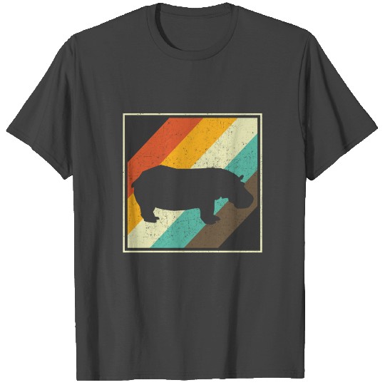 Hippo Retro Style T Shirts