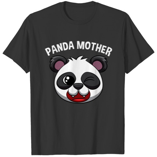Panda Mother Pandas Mom Women Adult Giant Panda Be T Shirts