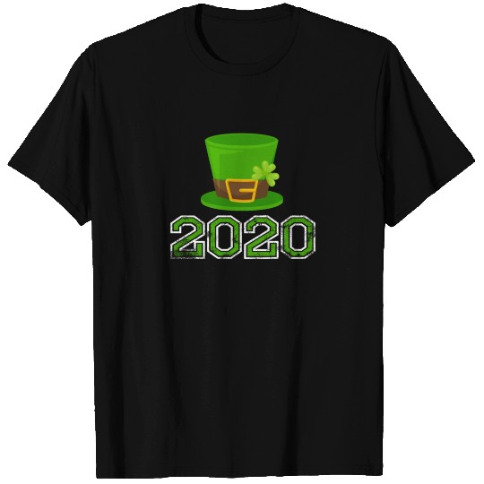 2020 St. Patrick's Hat Green Shamrock Clover Irish T Shirts