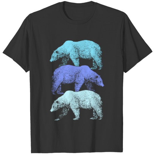 Polar bear North Pole Arctic Ice White Bear Nanook T Shirts