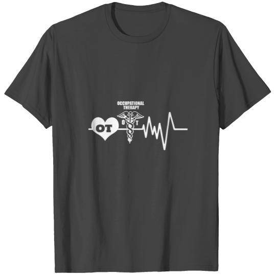 Occupational Therapy Heartbeat T Shirts