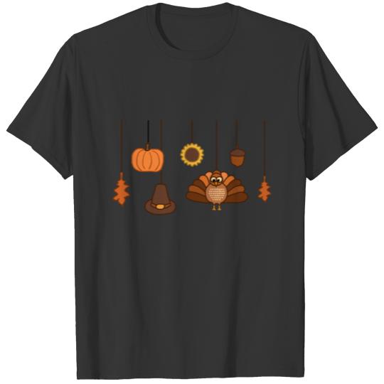 Thanksgiving Ornaments T Shirts