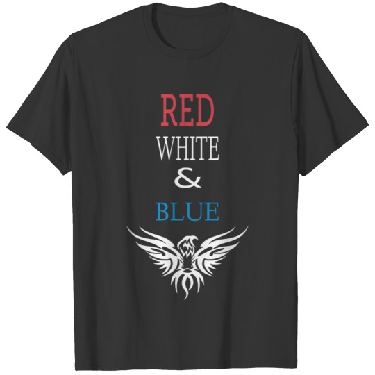 4th july t shirt Red White Blue T-shirt
