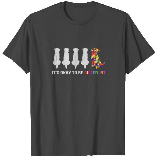 Labrador Be Different T Shirts Rainbow T Shirts