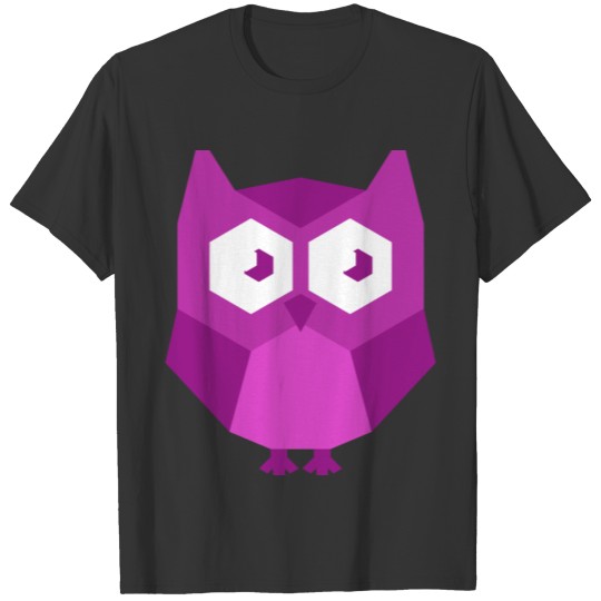 Cartoon abstract owl logo bird widlife cool image T Shirts