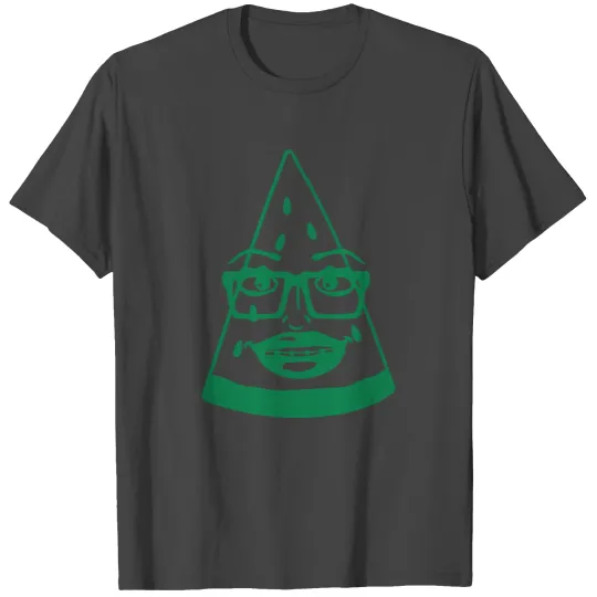 watermelon nerd melon girl geek horn glasses brace T Shirts