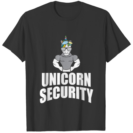 Unicorn Security Funny Muscular Pony Muscle Horse T Shirts