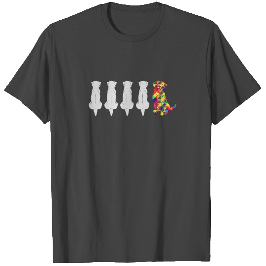 Labrador Be Different T Shirts Rainbow T Shirts