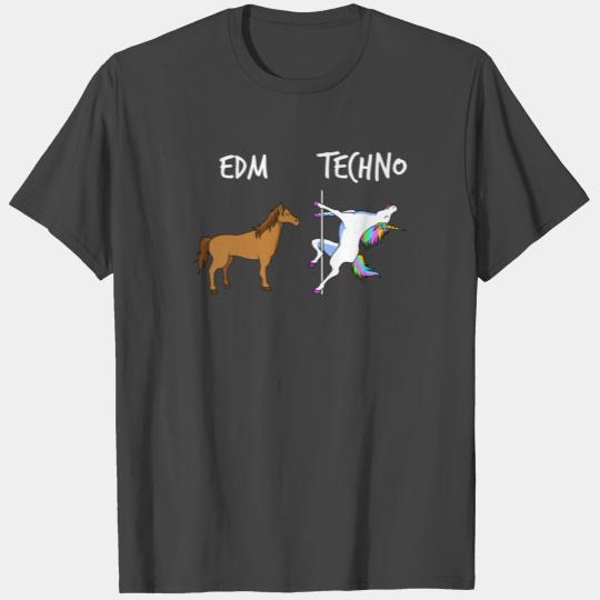 Techno Unicorn Underground Rave Dj Nightclub Gift T Shirts