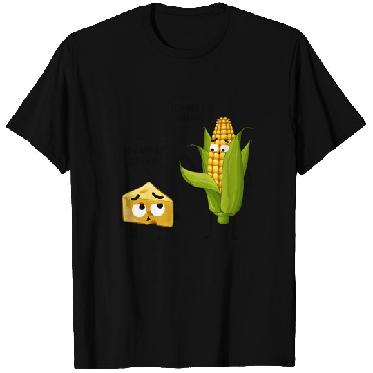 Cute Corny Cheesy Funny Cheese Corn Snack Lovers T Shirts