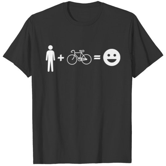 bicycle racing bike happy T-shirt