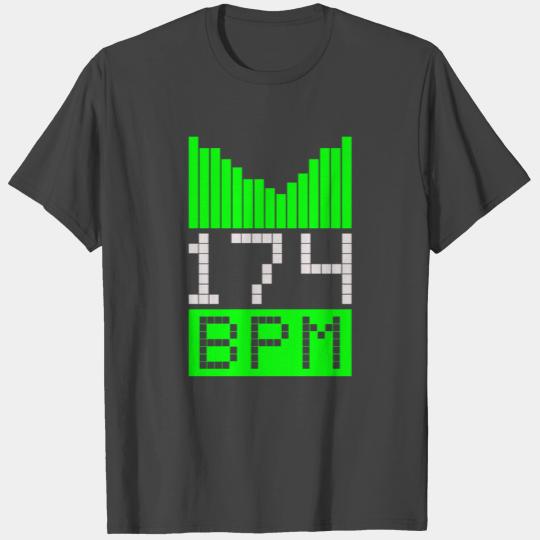 174 BPM - Drum And Bass DNB Rave DJ Junglist T Shirts