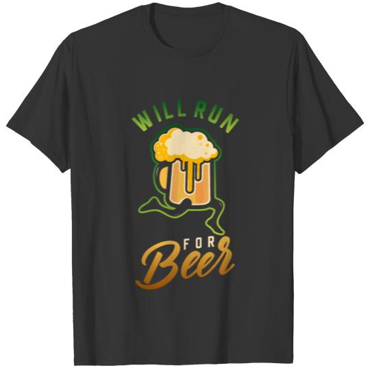 Will run for beer T-shirt