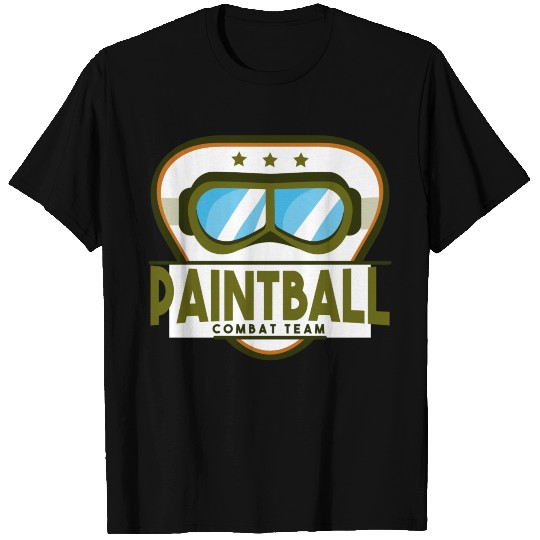 Paintball Rifle Splash Colour Balls Airsoft Gotcha T Shirts