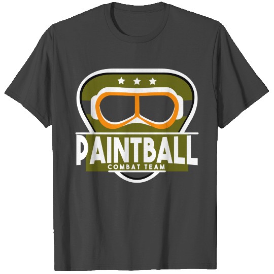 Paintball Rifle Splash Colour Balls Airsoft Gotcha T Shirts