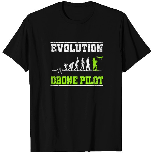 Drone flying pilot evolution T Shirts