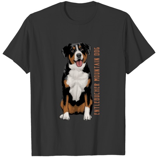 Entlebucher Mountain Dog Cute Happy Pet Clothings T Shirts