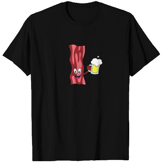 Bacon Beer Bacon Drinking Beer Gift T Shirts