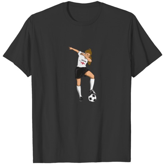 England Womens National Soccer Team Funny Dabbing T-shirt