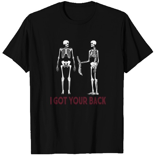 Funny I Got Your Back Skeleton Halloween T Shirts