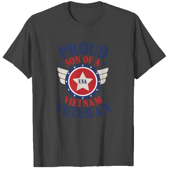Proud Son Of A Vietnam Veteran Vet Gift Present T Shirts