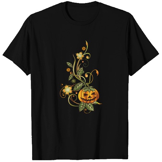 Pumpkin Plant Halloween T Shirts
