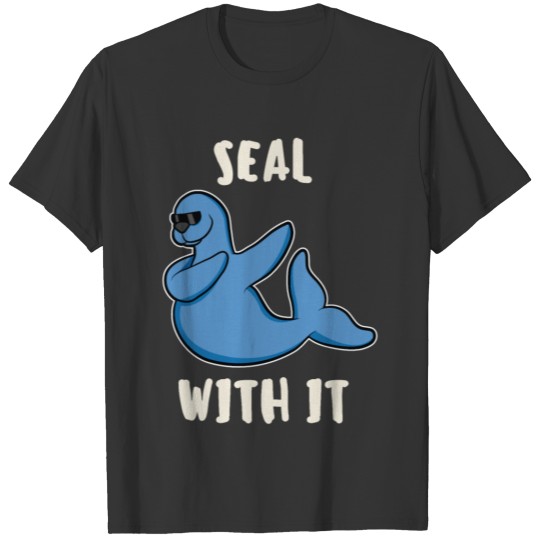 Funny Dabbing Seal Seal Seal Sea Lion Gift T-shirt