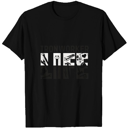 Awesome Ironworker worker human engineer dad T Shirts