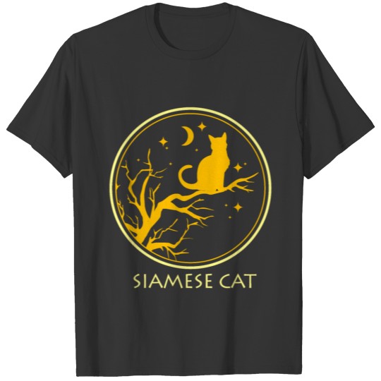 Siamese Cat Lover Meow Kitty Thai Cats Purr Pet T-shirt