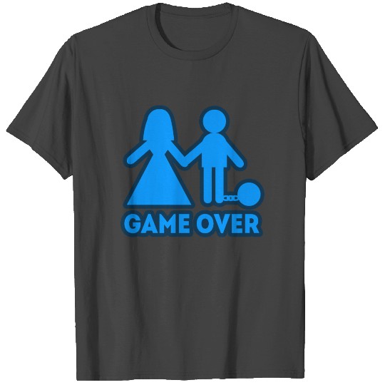 Game Over Bachelor Party JGA Groom T Shirts