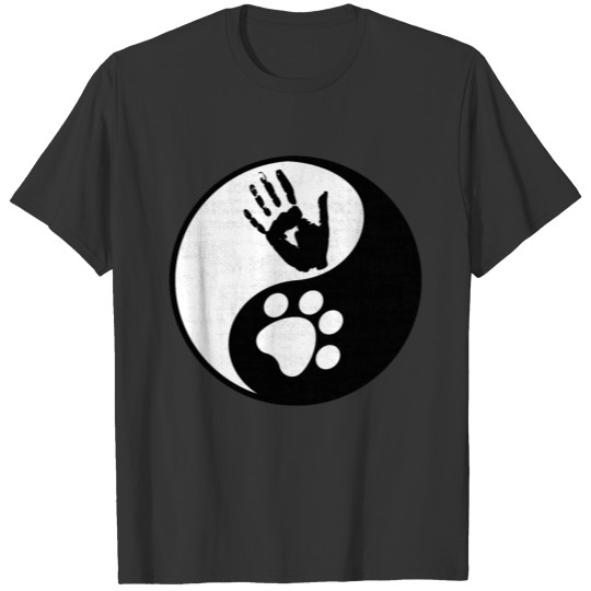 Harmony human dog gift T-shirt
