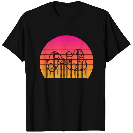 Roller Coaster Sunset T Shirts