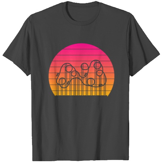 Roller Coaster Sunset T Shirts