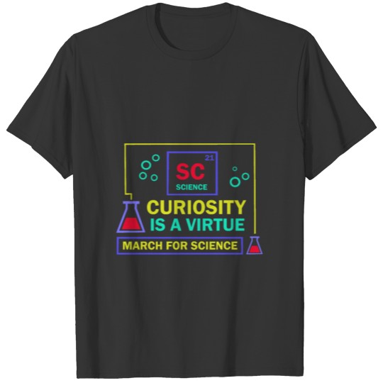 Curiosity virtue Science Teacher T-shirt