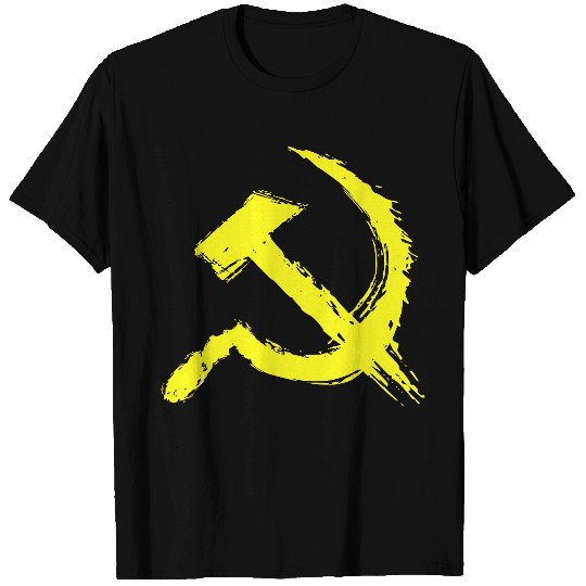 USSR / Soviet Union / Hammer and Sickle (paint) T Shirts
