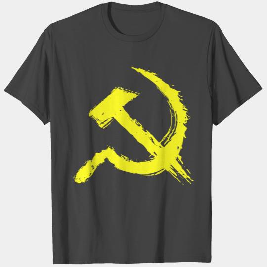 USSR / Soviet Union / Hammer and Sickle (paint) T Shirts